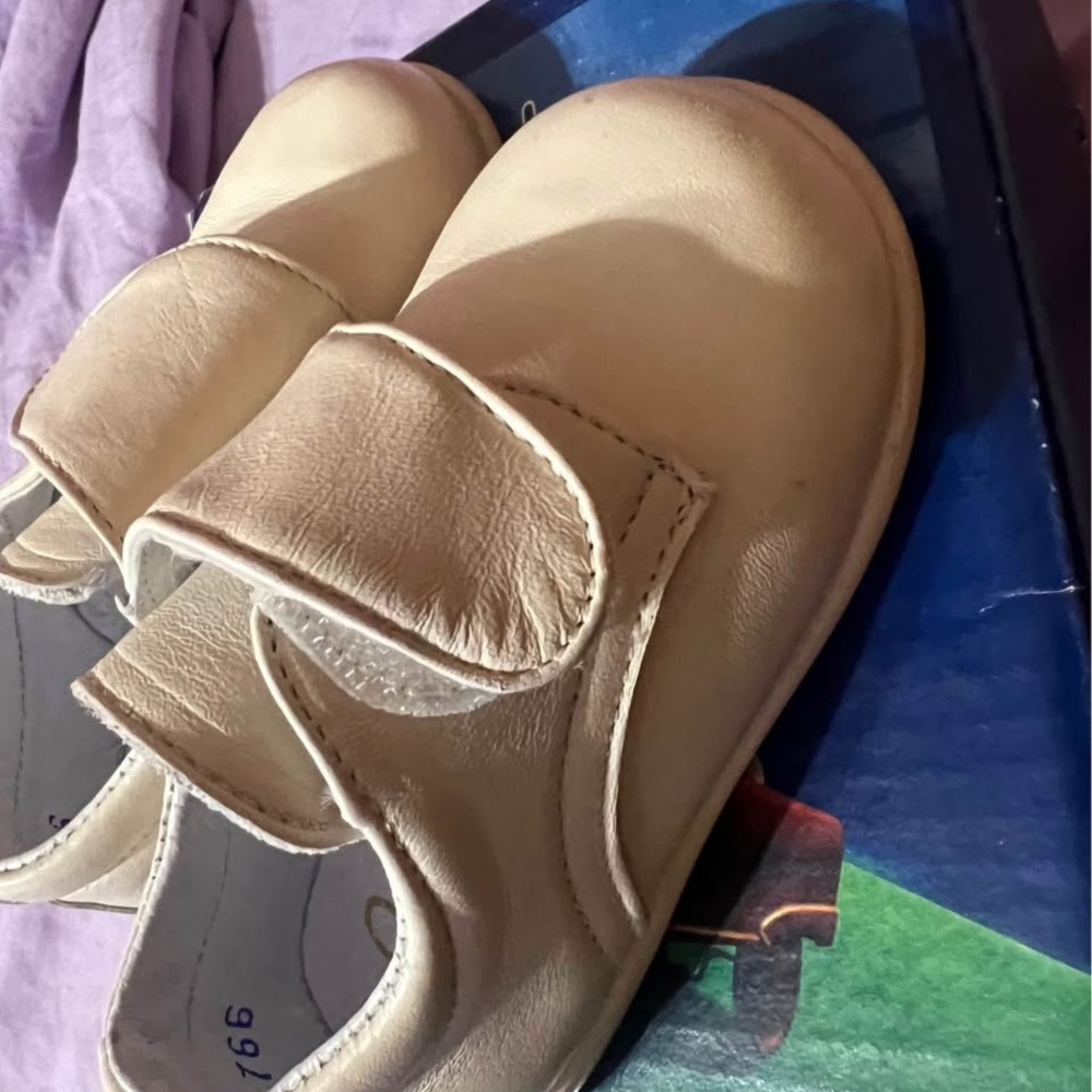 Leather shoe baby